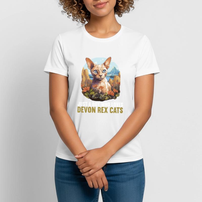 Devon Rex Kätzchen Devon Rex Katze Frauen T-Shirt atmungsaktiv