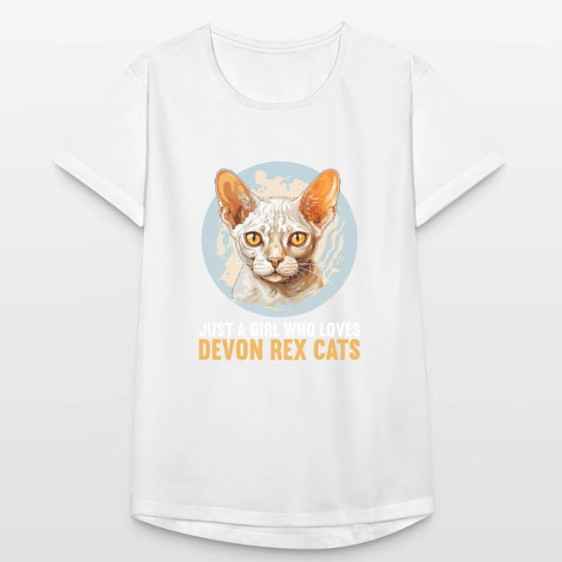 Chaton Devon Rex Chat Devon Rex T-shirt respirant Femme