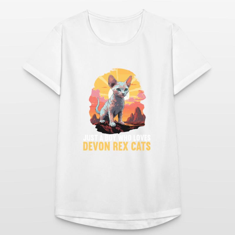 Chaton Devon Rex Chat Devon Rex T-shirt respirant Femme