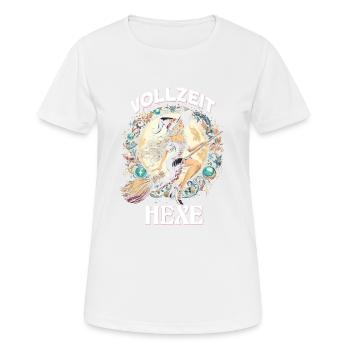 Full-time Witch - Women's Breathable T-Shirt - white - Front - AI Model Female 172 dark (172cm)