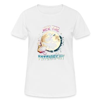 Hex The Patriarchy - Women's Breathable T-Shirt - white - Front - AI Model Female 172 dark (172cm)
