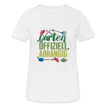 Jardinier Officiel Du Jardin Du Jardinier Du Jardin Du Jardin Du Jardinage T - T-shirt respirant Femme - blanc - Devant - AI Model Female 172 dark (172cm)