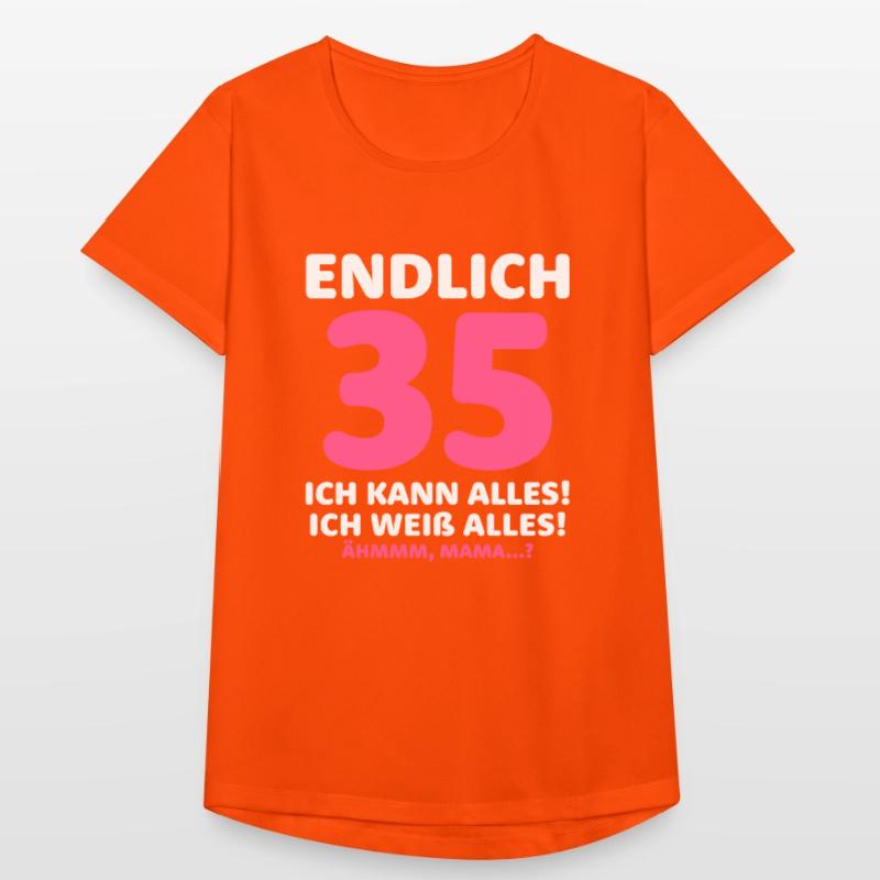 Finally 35 I can do everything I know everything Women's Breathable T-Shirt