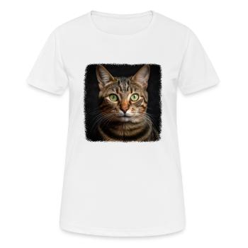 Tabby Kitten Tabby Cat - Women's Breathable T-Shirt - white - Front - AI Model Female 172 dark (172cm)