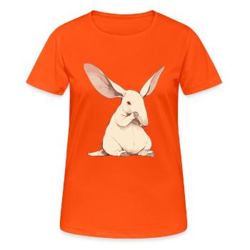 Aardvarks Aardvarks - Women's Breathable T-Shirt - neon orange - Front - AI Model Female 172 dark (172cm)