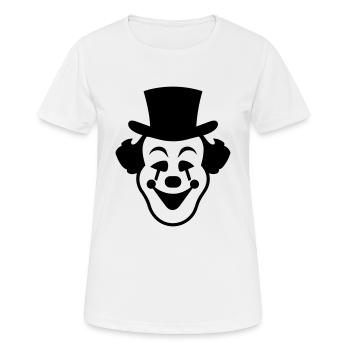 Clown - Women's Breathable T-Shirt - white - Front - AI Model Female 172 dark (172cm)