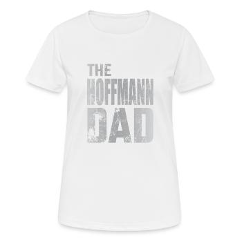 Idée cadeau Hoffmann Dad Father Dad - T-shirt respirant Femme - blanc - Devant - AI Model Female 172 dark (172cm)