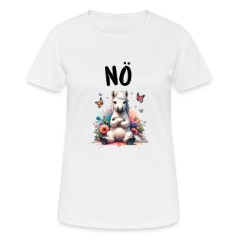 Cheval Drôle Dire Nope Cavalier Amoureux des chevaux - T-shirt respirant Femme - blanc - Devant - AI Model Female 172 dark (172cm)