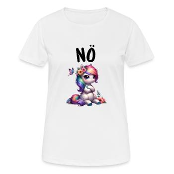 Cheval Drôle Dire Nope Cavalier Amoureux des chevaux - T-shirt respirant Femme - blanc - Devant - AI Model Female 172 dark (172cm)