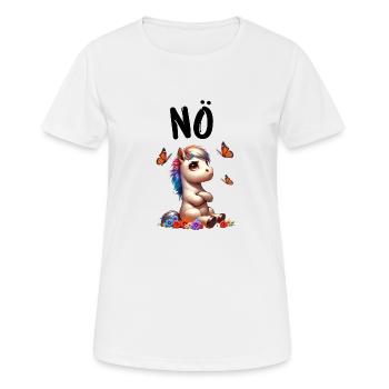 Cheval Drôle Dire Nope Cavalier Amoureux des chevaux - T-shirt respirant Femme - blanc - Devant - AI Model Female 172 dark (172cm)