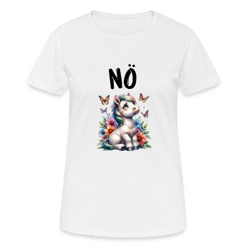Cheval Drôle Dire Nope Cavalier Amoureux des chevaux - T-shirt respirant Femme - blanc - Devant - AI Model Female 172 dark (172cm)