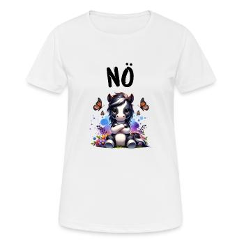 Cheval Drôle Dire Nope Cavalier Amoureux des chevaux - T-shirt respirant Femme - blanc - Devant - AI Model Female 172 dark (172cm)