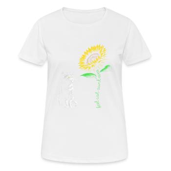 Best Cat Aunt Ever - Frauen T-Shirt atmungsaktiv - Weiß - Vorne - AI Model Female 172 dark (172cm)