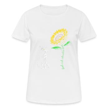 Best Cat Abuela Ever - Frauen T-Shirt atmungsaktiv - Weiß - Vorne - AI Model Female 172 dark (172cm)