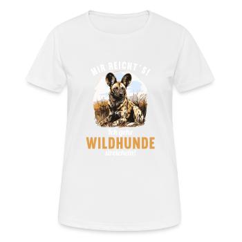 Wild Dogs Wild Dog - Women's Breathable T-Shirt - white - Front - AI Model Female 172 dark (172cm)