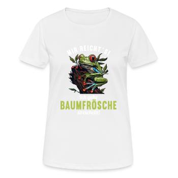 Rainette Baumfrösche Baumfrosch - T-shirt respirant Femme - blanc - Devant - AI Model Female 172 dark (172cm)
