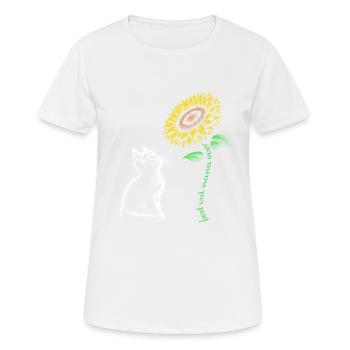 Best Cat Nana Ever - Women's Breathable T-Shirt - white - Front - AI Model Female 172 dark (172cm)