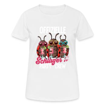 Frapper - T-shirt respirant Femme - blanc - Devant - AI Model Female 172 dark (172cm)