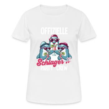 Frapper - T-shirt respirant Femme - blanc - Devant - AI Model Female 172 dark (172cm)