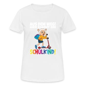 School Child 2024 School Enrollment Back to School - Women's Breathable T-Shirt - white - Front - AI Model Female 172 dark (172cm)