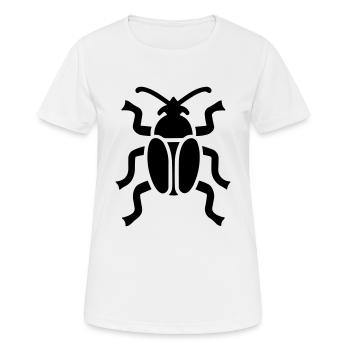 scarabée - Frauen T-Shirt atmungsaktiv - Weiß - Vorne - AI Model Female 172 dark (172cm)
