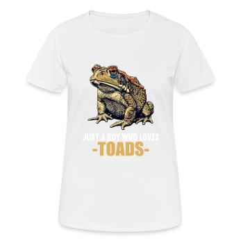 Toad Toads Toad - Women's Breathable T-Shirt - white - Front - AI Model Female 172 dark (172cm)