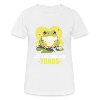 Toad Toads Toad - Women's Breathable T-Shirt - white - Front - AI Model Female 172 dark (172cm)