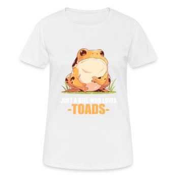 Toad Toads Toad - Women's Breathable T-Shirt - white - Front - AI Model Female 172 dark (172cm)