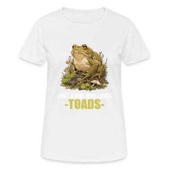 Toad Toads Toad - Women's Breathable T-Shirt - white - Front - AI Model Female 172 dark (172cm)