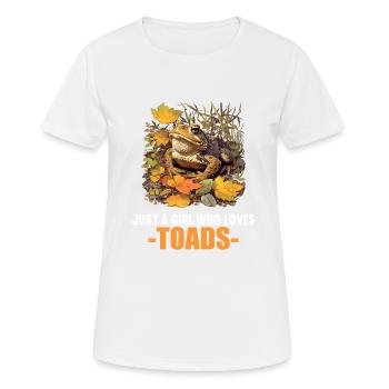 Toad Toads Toad - Women's Breathable T-Shirt - white - Front - AI Model Female 172 dark (172cm)