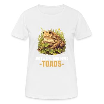 Toad Toads Toad - Women's Breathable T-Shirt - white - Front - AI Model Female 172 dark (172cm)