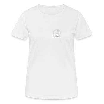 Antilope Antilope ouverte - T-shirt respirant Femme - blanc - Devant - AI Model Female 172 dark (172cm)