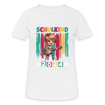 School enrolment for primary school pupils 2024 - Women's Breathable T-Shirt - white - Front - AI Model Female 172 dark (172cm)