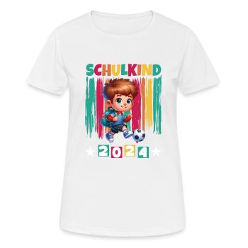 School enrolment for primary school pupils 2024 - Women's Breathable T-Shirt - white - Front - AI Model Female 172 dark (172cm)