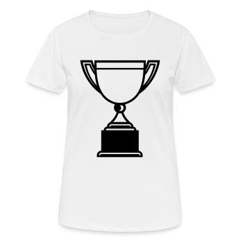 trophée - T-shirt respirant Femme - blanc - Devant - AI Model Female 172 dark (172cm)
