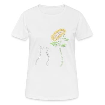 Best Cat Aunt Ever - Frauen T-Shirt atmungsaktiv - Weiß - Vorne - AI Model Female 172 dark (172cm)