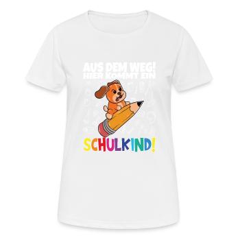 School Child 2024 School Enrollment Back to School - Women's Breathable T-Shirt - white - Front - AI Model Female 172 dark (172cm)
