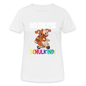 School Child 2024 School Enrollment Back to School - Women's Breathable T-Shirt - white - Front - AI Model Female 172 dark (172cm)