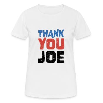 Vielen Dank, Joe - Wähler der Patriotischen Demokraten - Frauen T-Shirt atmungsaktiv - Weiß - Vorne - AI Model Female 172 dark (172cm)