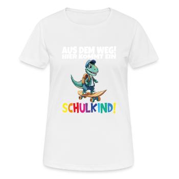 School Child 2024 School Enrollment Back to School - Women's Breathable T-Shirt - white - Front - AI Model Female 172 dark (172cm)