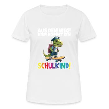 School Child 2024 School Enrollment Back to School - Women's Breathable T-Shirt - white - Front - AI Model Female 172 dark (172cm)
