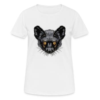 Aye-Aye Finger Animals Finger Animal - T-shirt respirant Femme - blanc - Devant - AI Model Female 172 dark (172cm)