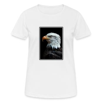 Bald Eagle Weißkopfseeadler - Women's Breathable T-Shirt - white - Front - AI Model Female 172 dark (172cm)