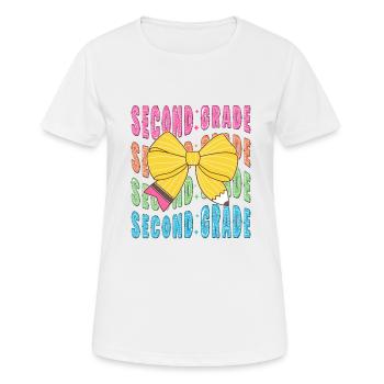 Second Grade Back To School Teacher Kids Coquettey - Women's Breathable T-Shirt - white - Front - AI Model Female 172 dark (172cm)