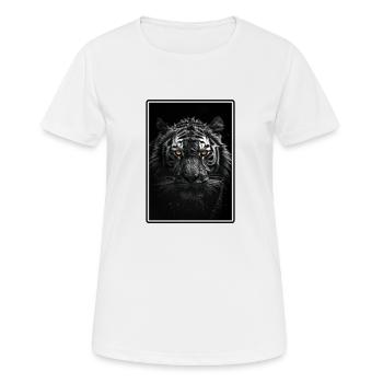 White Tiger Weiße Tiger Weißer Tiger - Women's Breathable T-Shirt - white - Front - AI Model Female 172 dark (172cm)