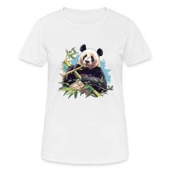 Panda géant Pandas Große Pandas Großer Panda - T-shirt respirant Femme - blanc - Devant - AI Model Female 172 dark (172cm)