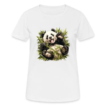 Panda géant Pandas Große Pandas Großer Panda - T-shirt respirant Femme - blanc - Devant - AI Model Female 172 dark (172cm)