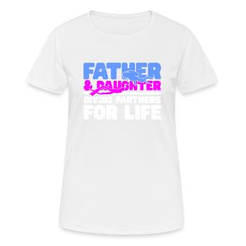 Scuba Diving Diver - Frauen T-Shirt atmungsaktiv - Weiß - Vorne - AI Model Female 172 dark (172cm)