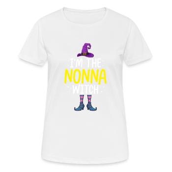 I'm the Nonna Witch - Women's Breathable T-Shirt - white - Front - AI Model Female 172 dark (172cm)