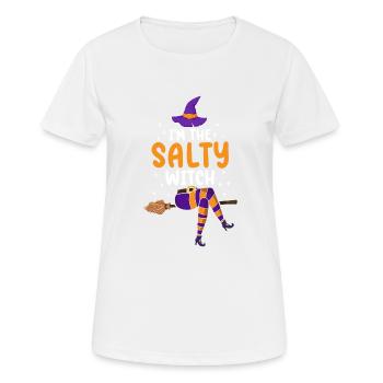 I'm the Salty Witch - Women's Breathable T-Shirt - white - Front - AI Model Female 172 dark (172cm)